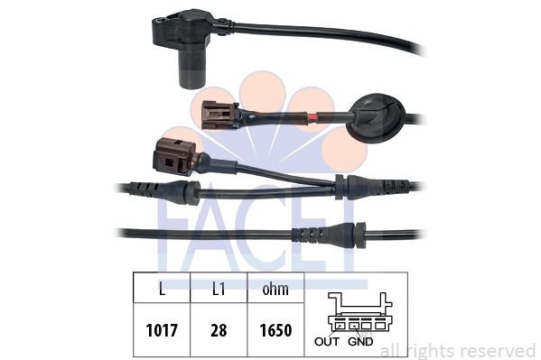 Audi A4 2000-2008 Arası 3.0 Facet Marka Ön Abs Sensörü