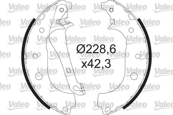 Ford Ecosport 2011-2015 Arası 1.5 Ti Valeo Marka Pabuçlu Balata
