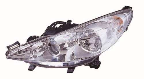 Peugeot 207 2006-2015 Arası 1.6 16V Turbo, 1.6 16V RC, 1.6 16V VTi, 1.6 16V, 1.6 HDi Sağ Depo Marka Far
