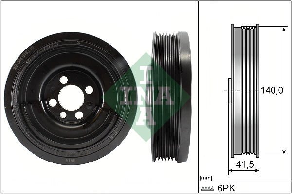 Volkswagen Lupo 1998-2005 Arası 1.4 TDI INA Marka Krank Kasnağı