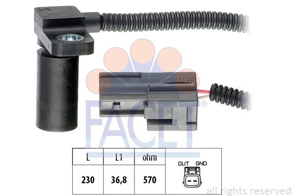 Skoda Fabia 1999-2008 Arası 1.4 16V Facet Marka Eksantrik Devir Sensörü