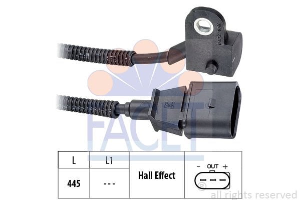 Skoda Fabia 1999-2008 Arası 1.9 TDI Facet Marka Eksantrik Devir Sensörü