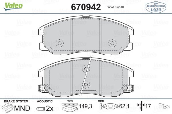 Opel Antara 2006-2010 Arası 2.4 4x4 Valeo Marka Ön Balata
