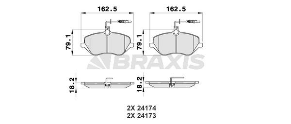Peugeot 407 2004-2011 Arası 2.2 16V Braxis Marka Ön Balata