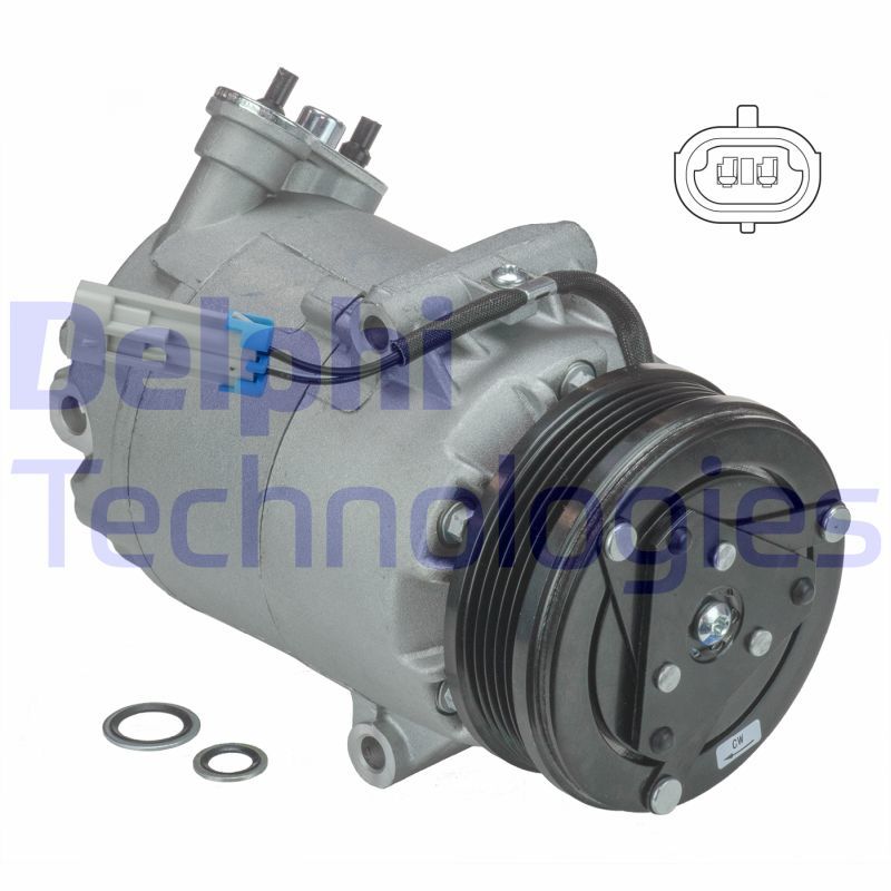 Opel Meriva 2003-2010 Arası 1.4 16V Twinport LPG Delphi Marka Klima Kompresörü