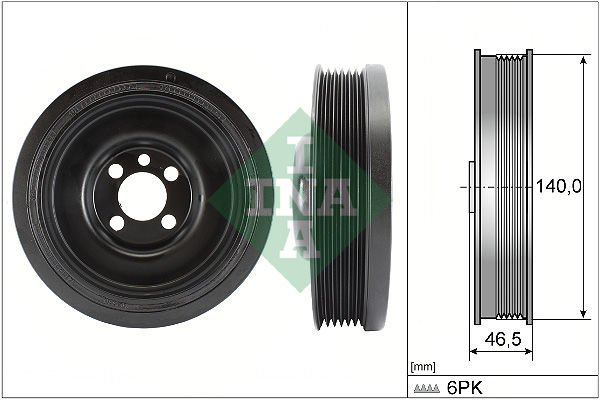 Seat Ibiza 2008-2018 Arası 1.2 TDI INA Marka Krank Kasnağı