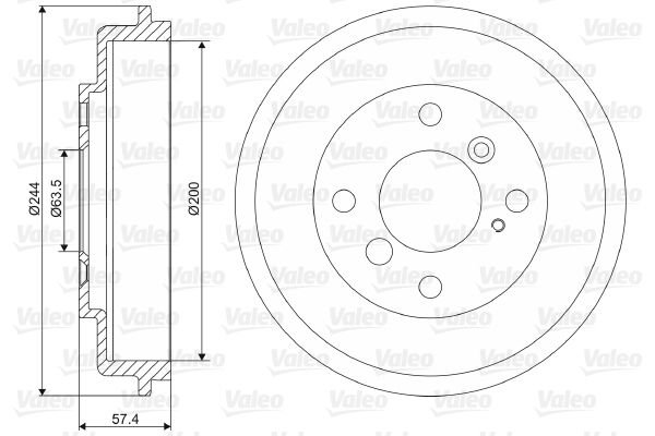 Ford Fiesta 2008-2012 Arası 1.4 TDCi Valeo Marka Kampana
