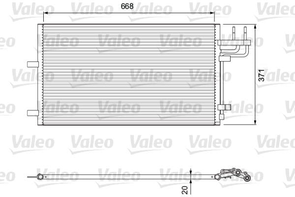 Ford Focus 2004-2013 Arası 2.0 TDCi Valeo Marka Klima Radyatörü