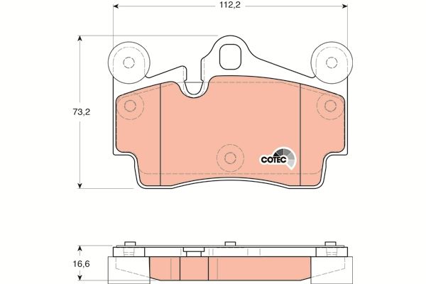 Volkswagen Touareg 2002-2013 Arası 4.2 V8 TRW Marka Arka Balata