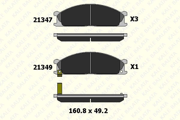Ford Maverick 1993-1998 Arası 2.4 i Kale Marka Ön Balata