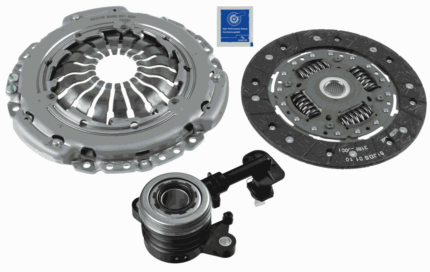 Renault Twingo 2007-2011 Arası Sachs Marka Debriyaj Seti