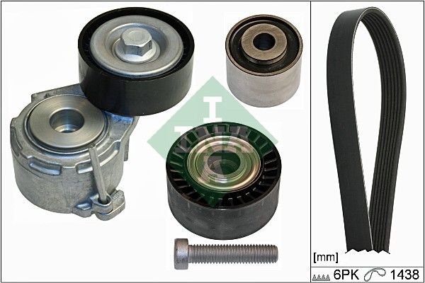Peugeot 206 1998-2012 Arası 1.9 D INA Marka Vantilatör Kayış Seti