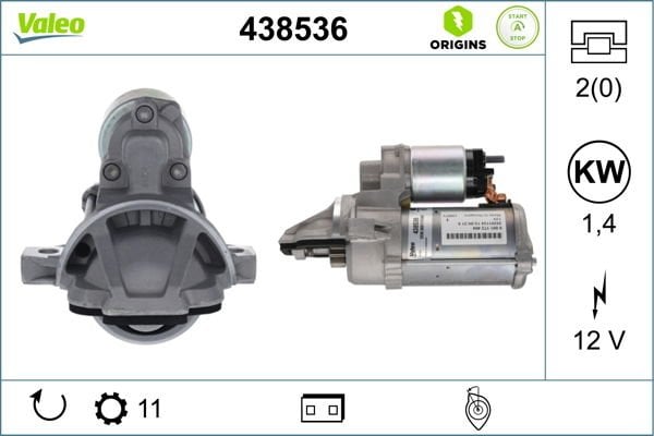 Ford Galaxy 2015-2019 Arası 2.0 EcoBoost Valeo Marka Marş Motoru