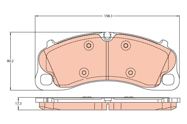 Porsche 911 2011-2016 Arası 3.0 Carrera S TRW Marka Ön Balata