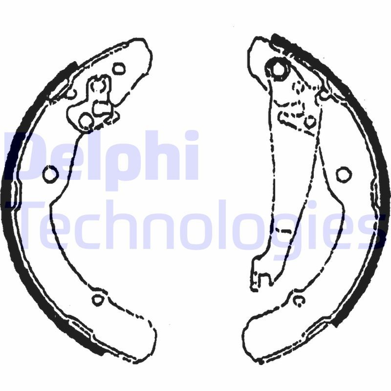 Volkswagen Caddy 1995-2004 Arası 1.9 SDI Delphi Marka Pabuçlu Balata