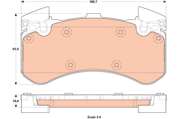 Audi A7 2010-2018 Arası 3.0 TFSI quattro TRW Marka Ön Balata