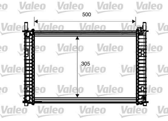 Ford Fusion 2002-2012 Arası 1.4 TDCi Valeo Marka Su Radyatörü