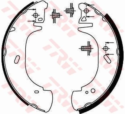 Ford Transit 1994-2000 Arası 2.5 TD TRW Marka Pabuçlu Balata
