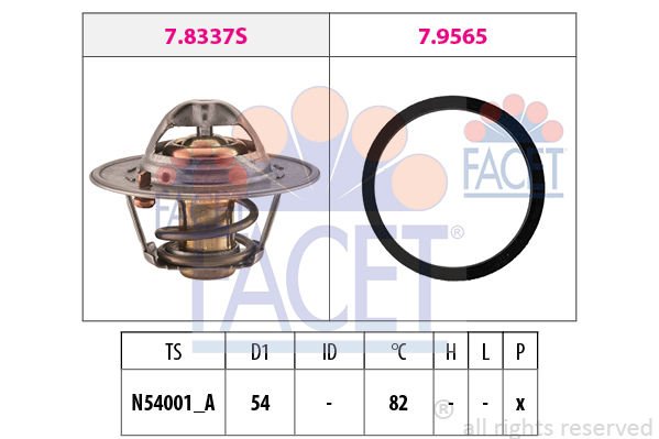 Dacia Lodgy 2012-2016 Arası 1.6 LPG Facet Marka Termostat