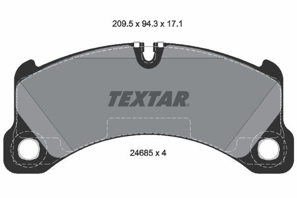 Porsche Cayenne 2010-2014 Arası 3.6 Textar Marka Ön Balata