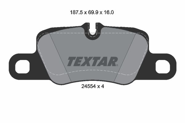 Porsche 911 2011-2016 Arası 3.4 Carrera Textar Marka Arka Balata