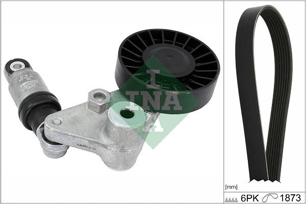 Opel Zafira 1999-2005 Arası 2.2 DTI 16V, 2.0 DI 16V INA Marka Vantilatör Kayış Seti