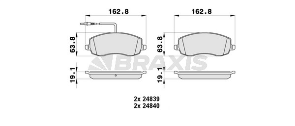 Peugeot 807 2002-2006 Arası 2.0 HDi Braxis Marka Ön Balata