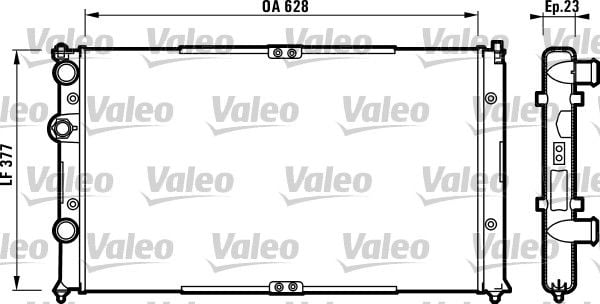 Seat Inca 1995-2003 Arası 1.4 i Valeo Marka Su Radyatörü