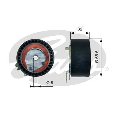 Dacia Duster 2010-2018 Arası 1.6 16V LPG Gates Marka Vantilatör Kayış Gergi Rulmanı