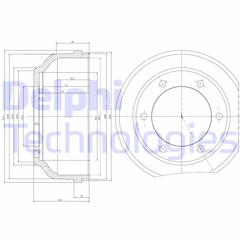 Ford Transit 2000-2006 Arası 2.3 16V RWD Delphi Marka Kampana