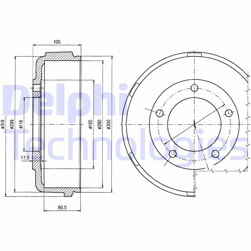 Ford Transit 2000-2006 Arası 2.4 DI RWD Delphi Marka Kampana