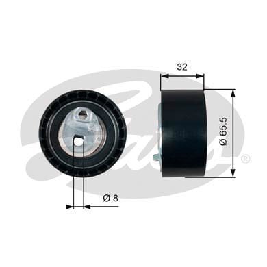 Renault Megane 1996-2014 Arası 2.0 16V IDE, 2.0 TCe Gates Marka Vantilatör Kayış Gergi Rulmanı