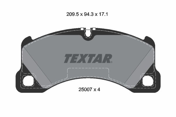Porsche Cayenne 2010-2014 Arası 4.8 Turbo Textar Marka Ön Balata