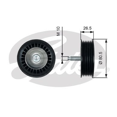 Dacia Duster 2010-2018 Arası 1.5 dCi Gates Marka Vantilatör Kayış Gergi Rulmanı