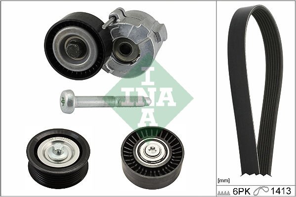 Opel Vectra 2002-2009 Arası 1.9 CDTI INA Marka Vantilatör Kayış Seti