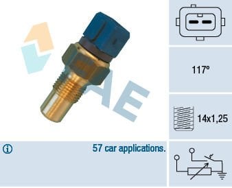 Citroen Berlingo 1996-2011 Arası 1.1 i, 1.4 i FAE Marka Hararet Müşürü