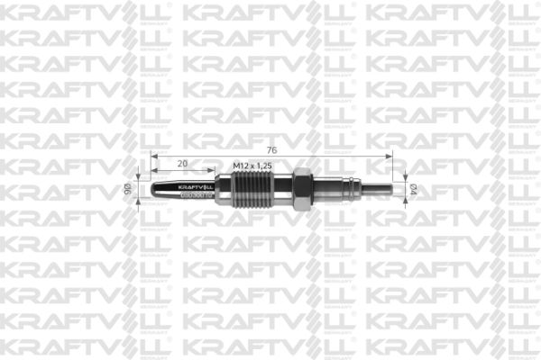 Fiat Punto 1999-2012 Arası 1.9 DS 60, 1.9 D 60 Kraftvoll Marka Kızdırma Bujisi