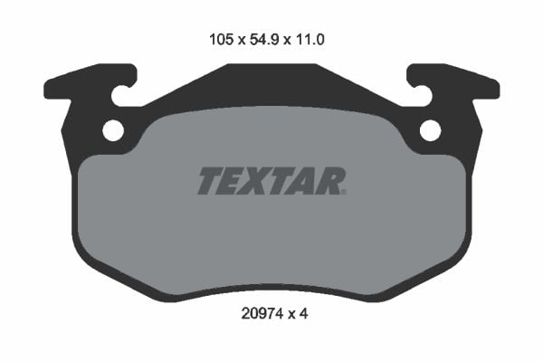 Renault 11 1983-1995 Arası 1.4 Turbo Textar Marka Arka Balata