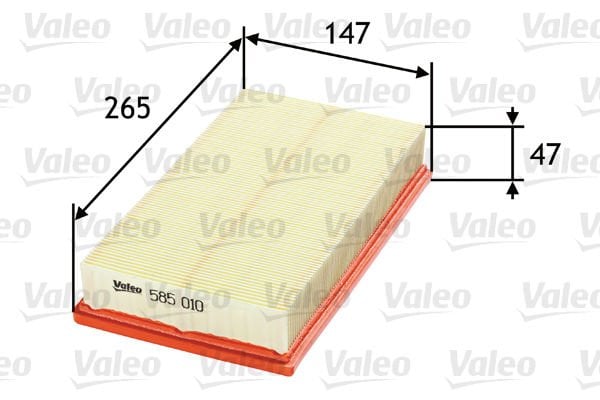 Ford Focus 1998-2009 Arası 1.6 16V Valeo Marka Hava Filtresi