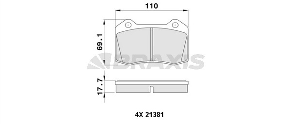 Seat Ibiza 1993-2002 Arası 1.8 T 20V Cupra Braxis Marka Ön Balata
