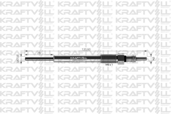 Fiat Punto 2005-2009 Arası 1.3 D Multijet Kraftvoll Marka Kızdırma Bujisi