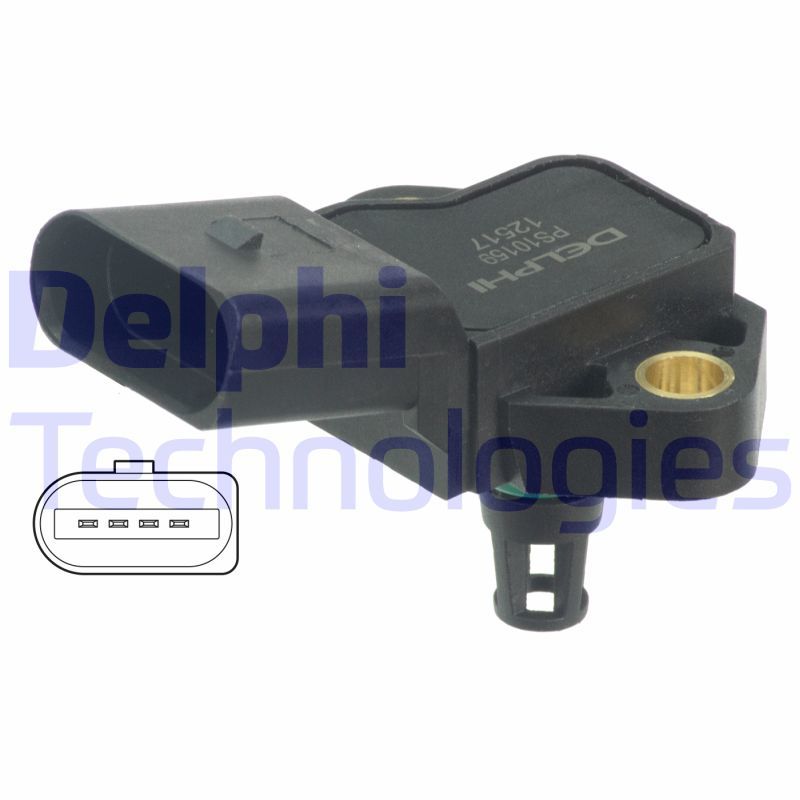 Volkswagen Sharan 2010-2014 Arası 2.0 TFSI Delphi Marka Map Sensörü