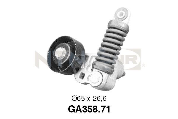 Peugeot 206 1998-2012 Arası 1.1 i, 1.4 i SNR Marka Vantilatör Kayış Gergi Rulmanı