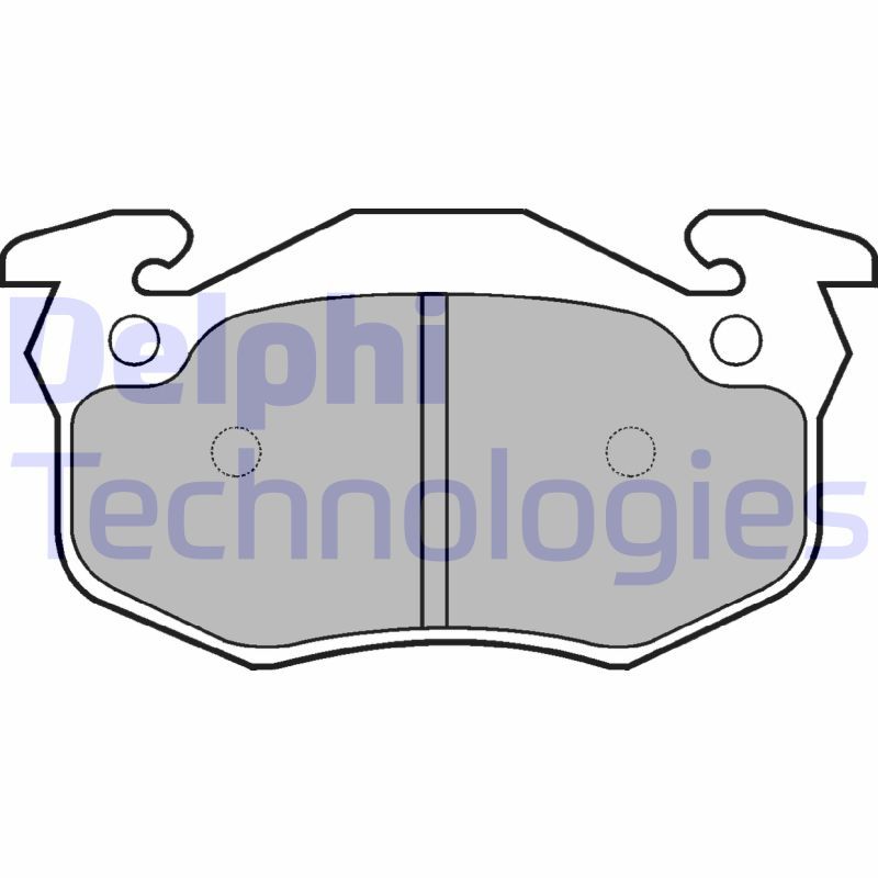 Renault 19 1988-2003 Arası 1.8 16V Delphi Marka Arka Balata