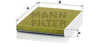 Volkswagen Polo 1994-2009 Arası 75 1.6, 45 1.0, 64 1.9 D, 100 1.4 16V, 60 1.4, 55 1.3, 55 1.4 Mann Marka Polen Filtresi