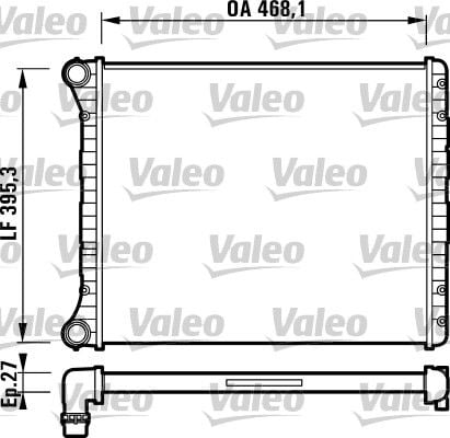 Audi A2 2000-2005 Arası 1.4 TDI, 1.6 FSI, 1.2 TDI, 1.4 Valeo Marka Su Radyatörü