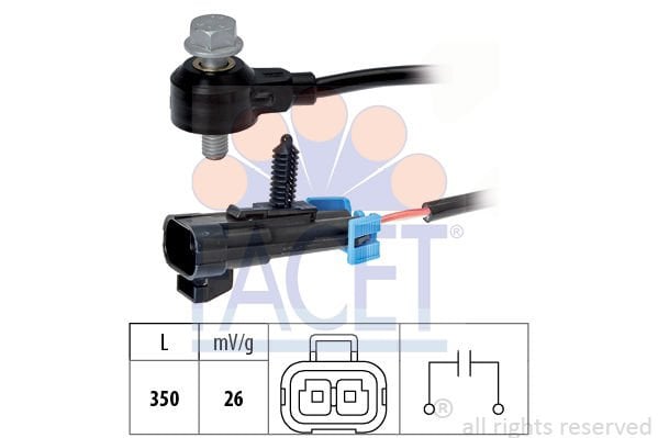 Opel Vectra 1995-2004 Arası 2.2 i 16V Facet Marka Vuruntu Sensörü
