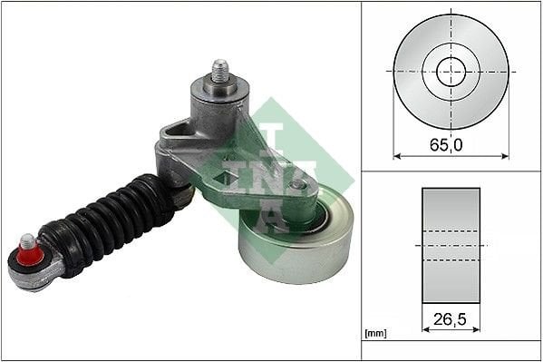 Peugeot 206 1998-2012 Arası 1.1 i, 1.4 i, 1.6 16V INA Marka Vantilatör Kayış Gergi Rulmanı