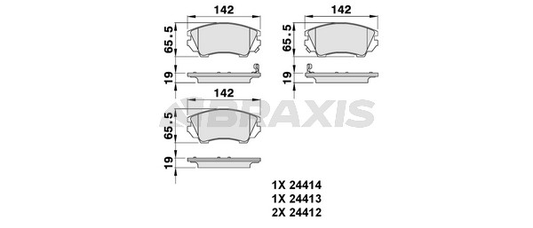 Opel Astra 2011-2015 Arası 1.6 Braxis Marka Ön Balata