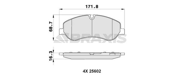 Ford Tourneo Custom 2012-2016 Arası 2.2 TDCi Braxis Marka Ön Balata